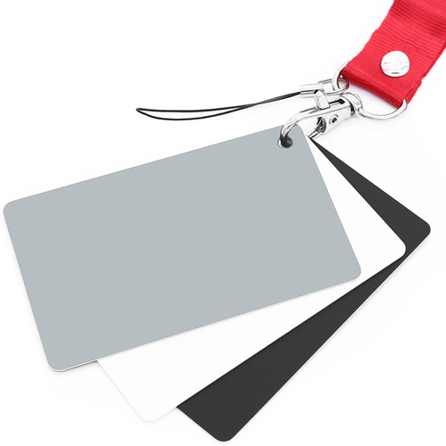 Anwenk Grey Card White Balance Card 18% Exposure Photography Card Custom Calibration Camera Checker 